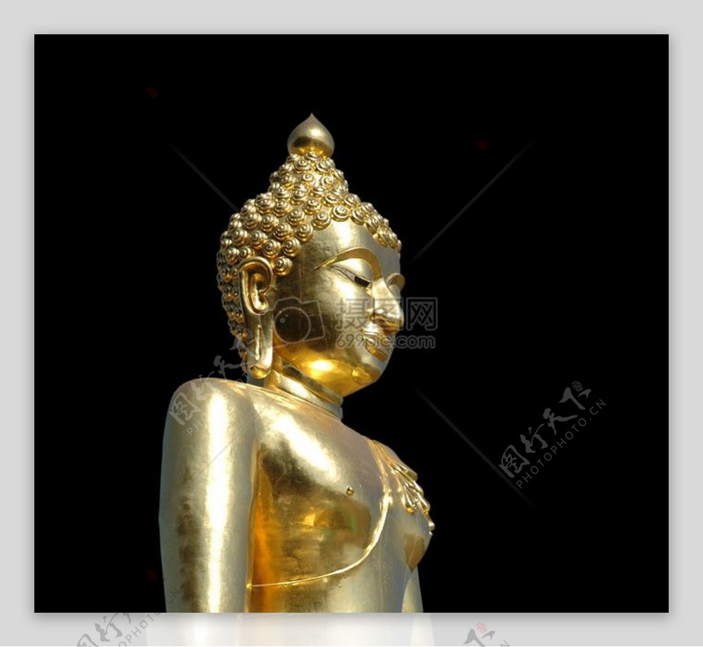 金属佛教雕像