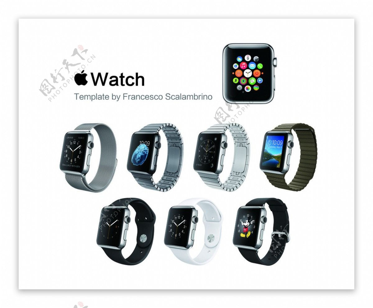 苹果手表watch海报