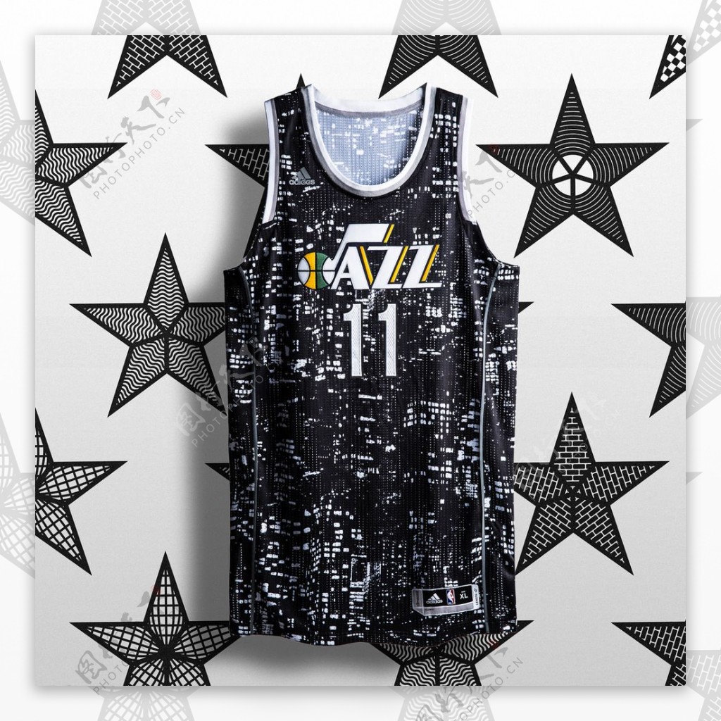 NBA篮球队服广告图片