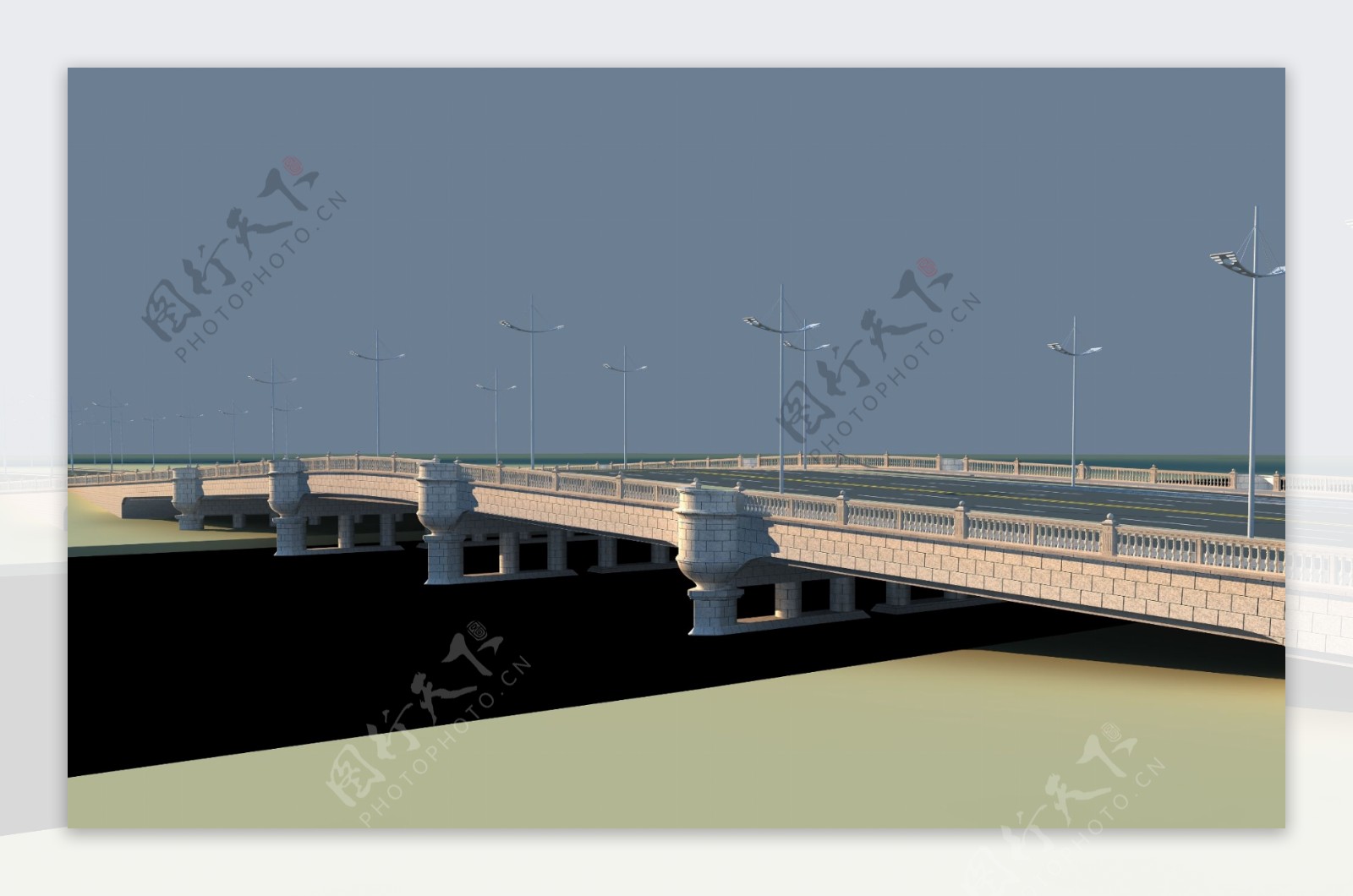 桥3d模型
