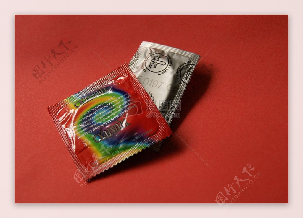 色彩缤纷的避孕套