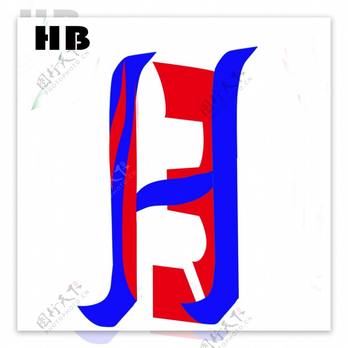 华宝HB日月火焰字母H字母B