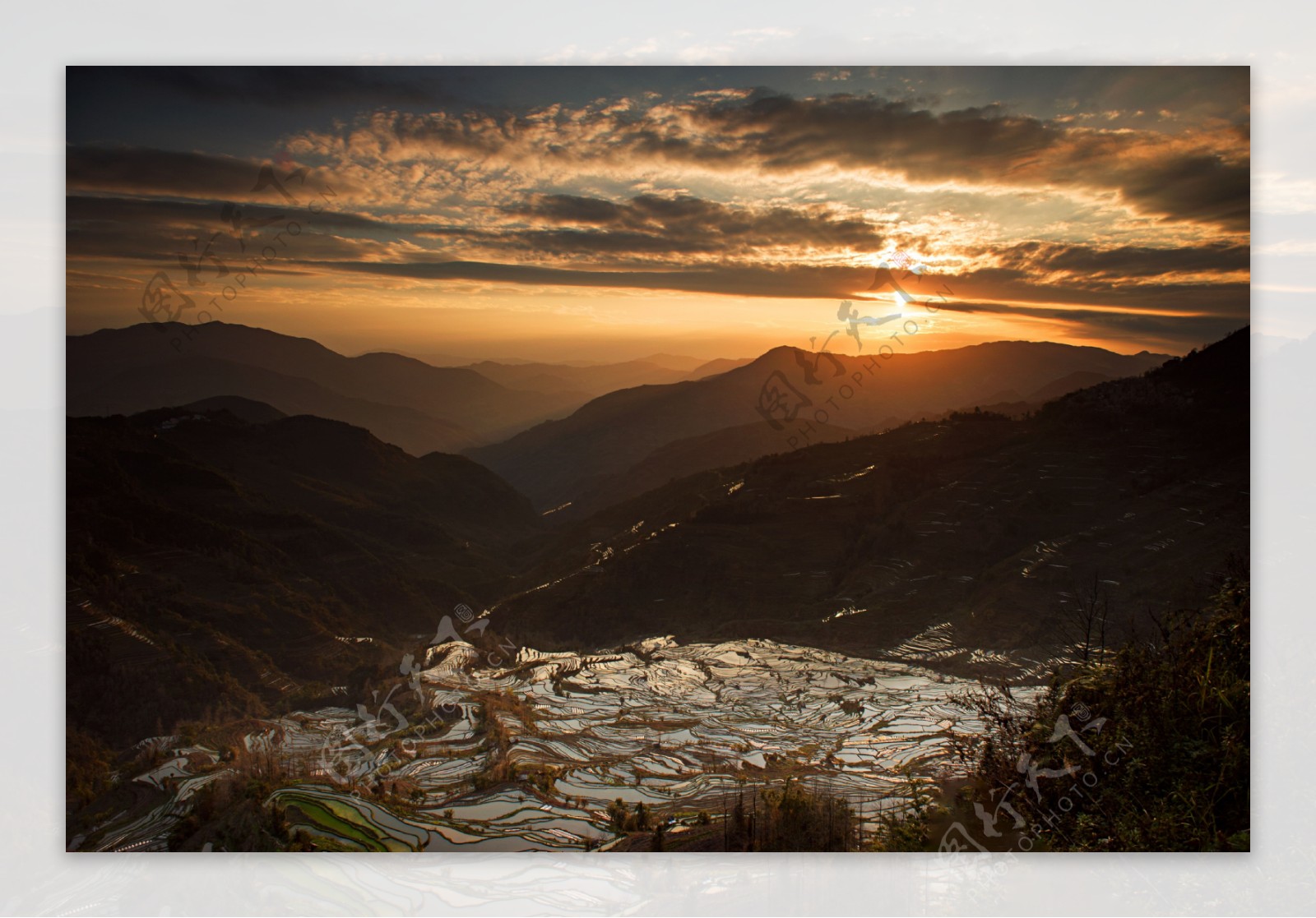 云南元阳梯田风景