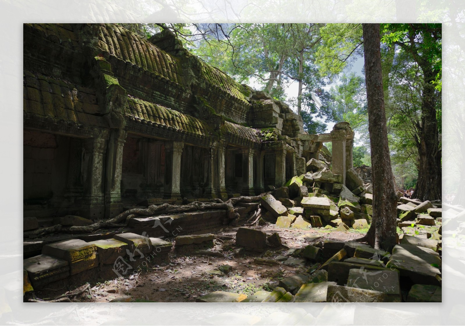 柬埔寨塔布隆寺风景