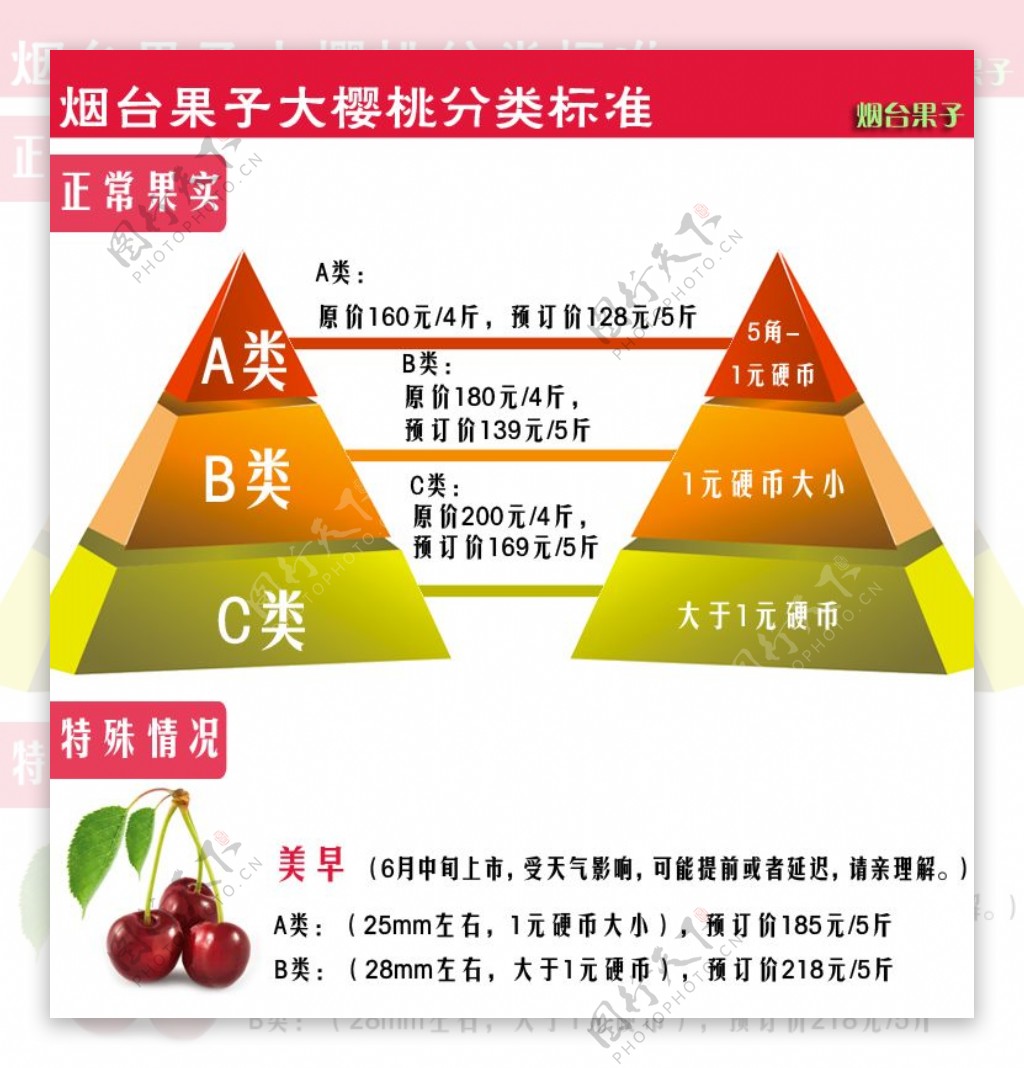 果实金字塔