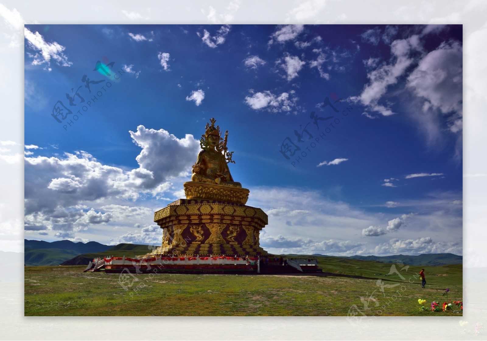 西藏白玉亚青寺风景
