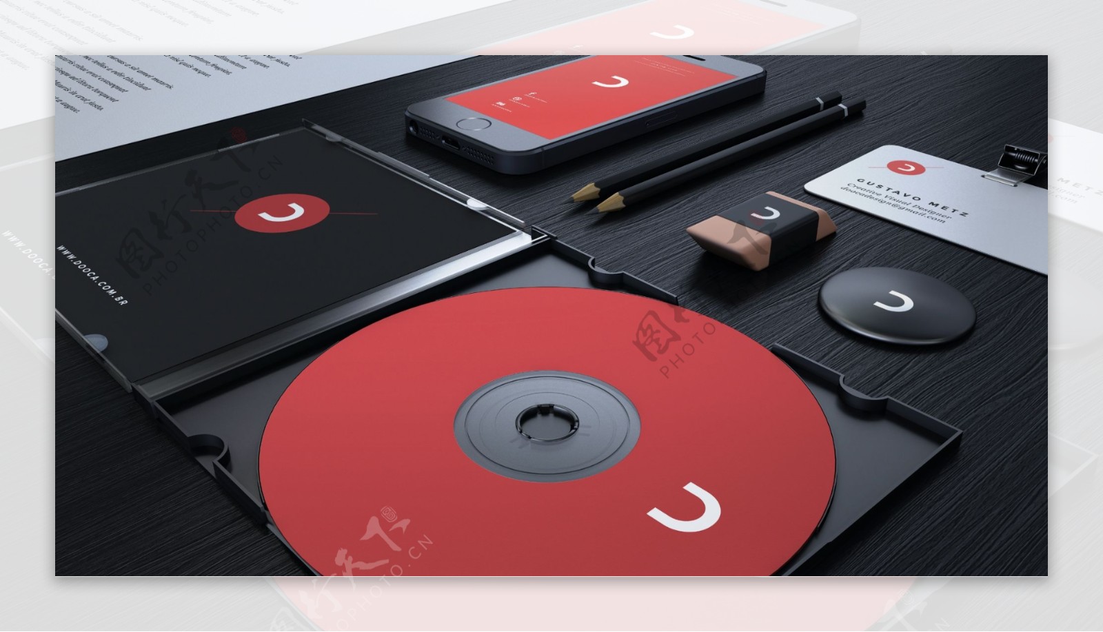 红色CD盒VI机机
