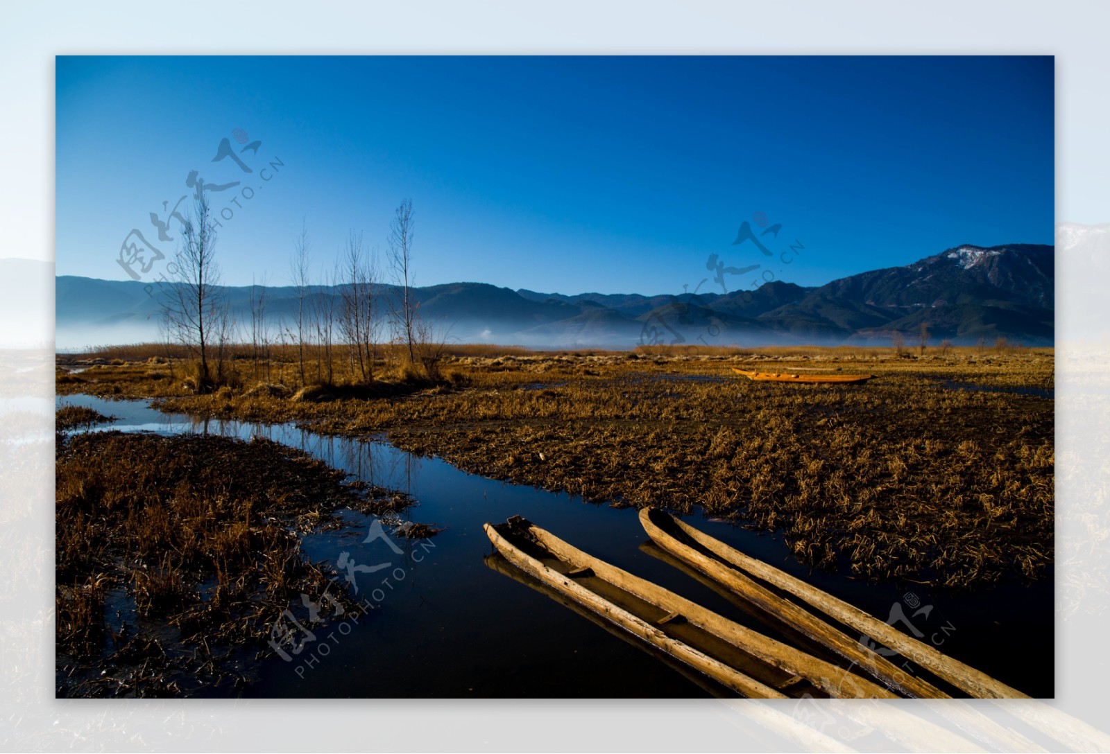 美丽的泸沽湖风景