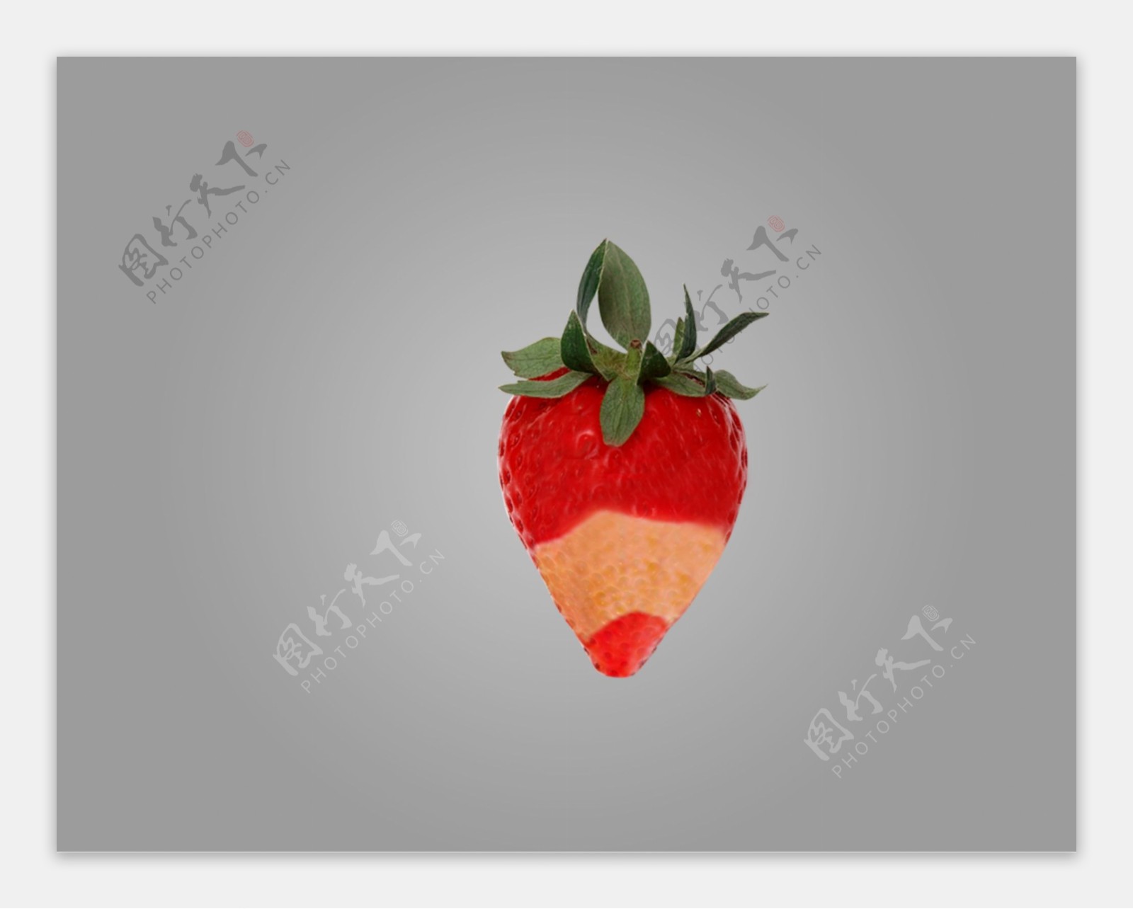 草莓铅笔图片