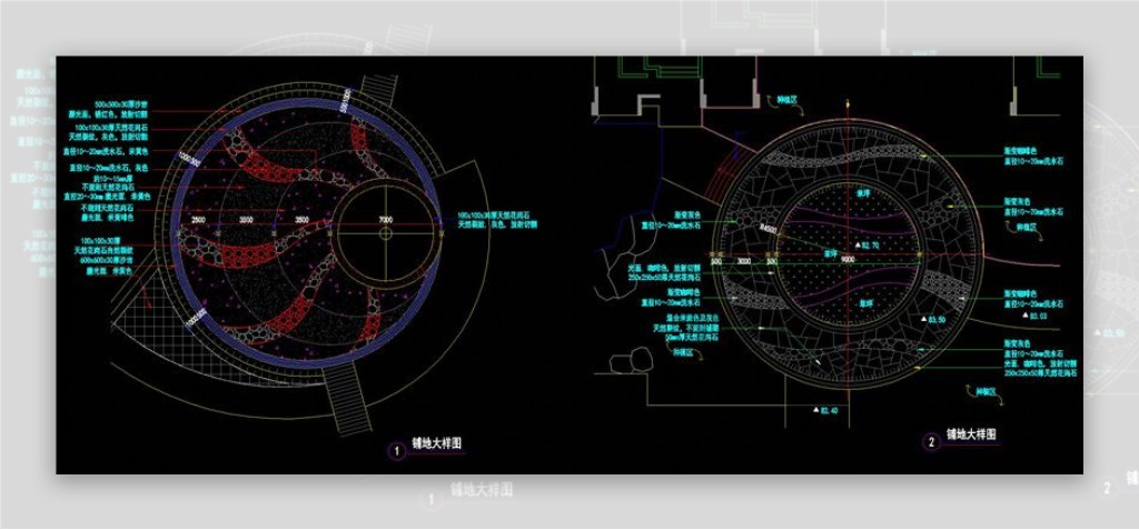 铺地CAD景观图纸