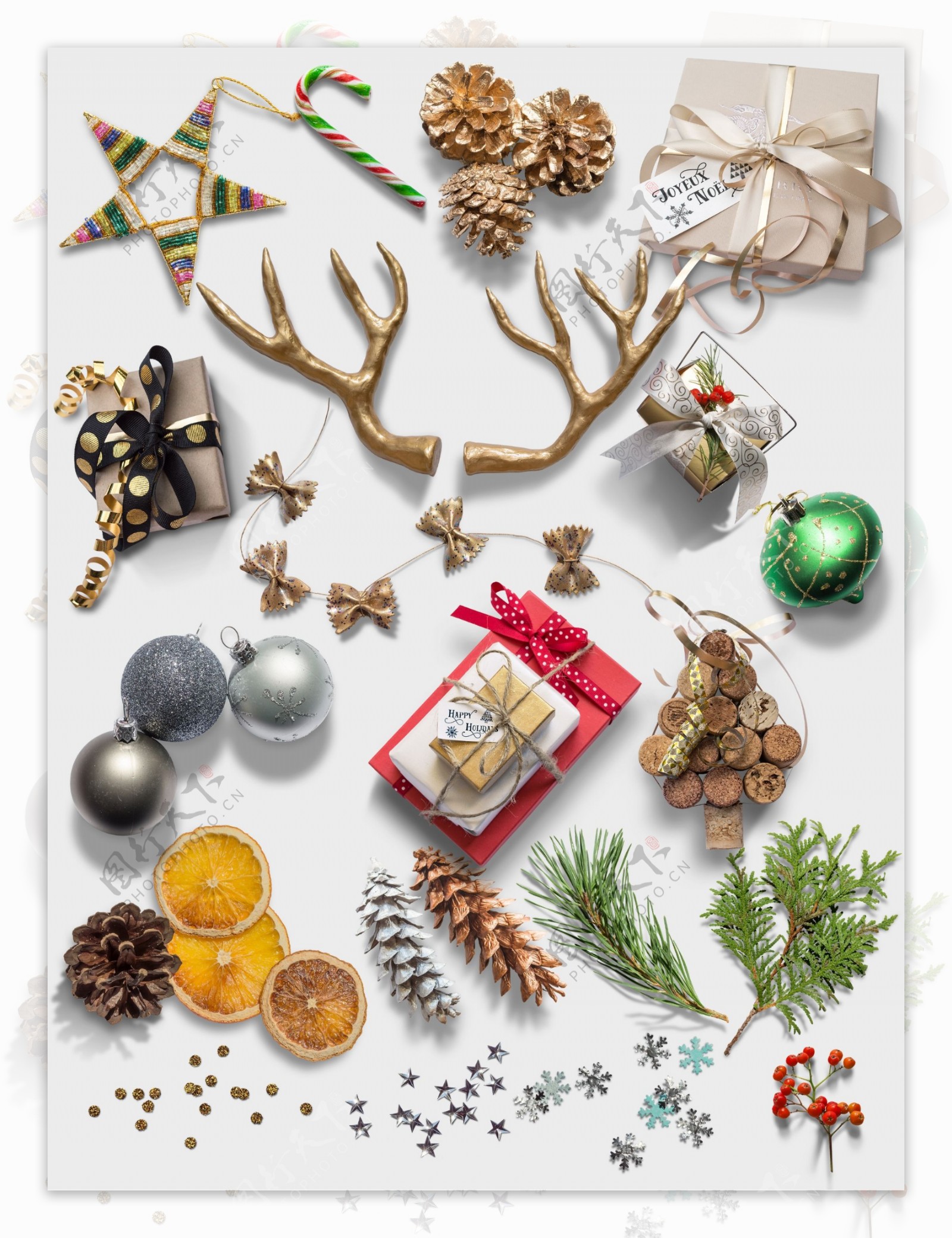 圣诞高清小装饰素材图片