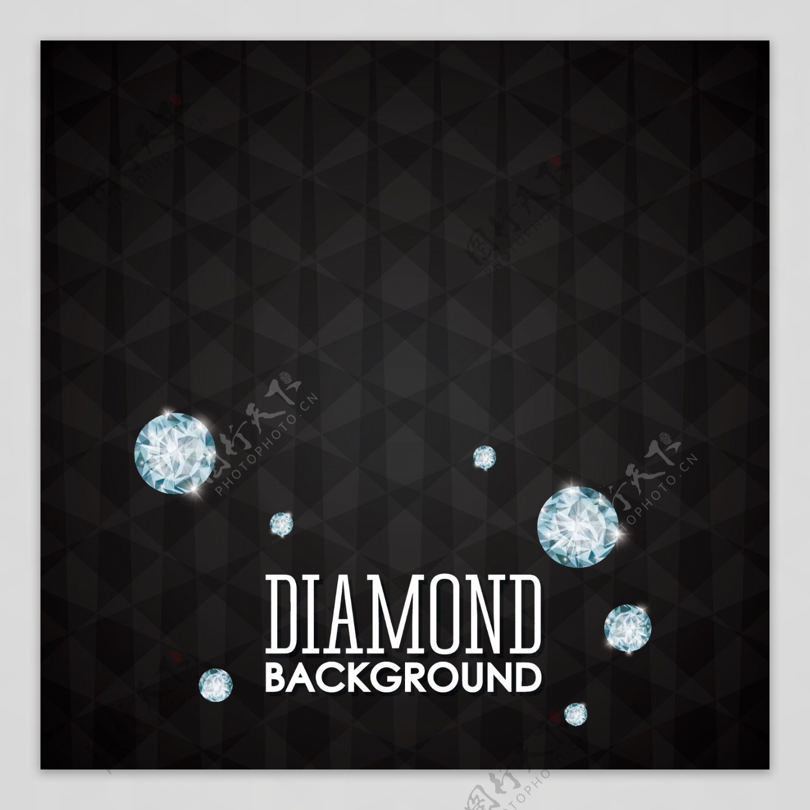钻石装饰矢量背景素材