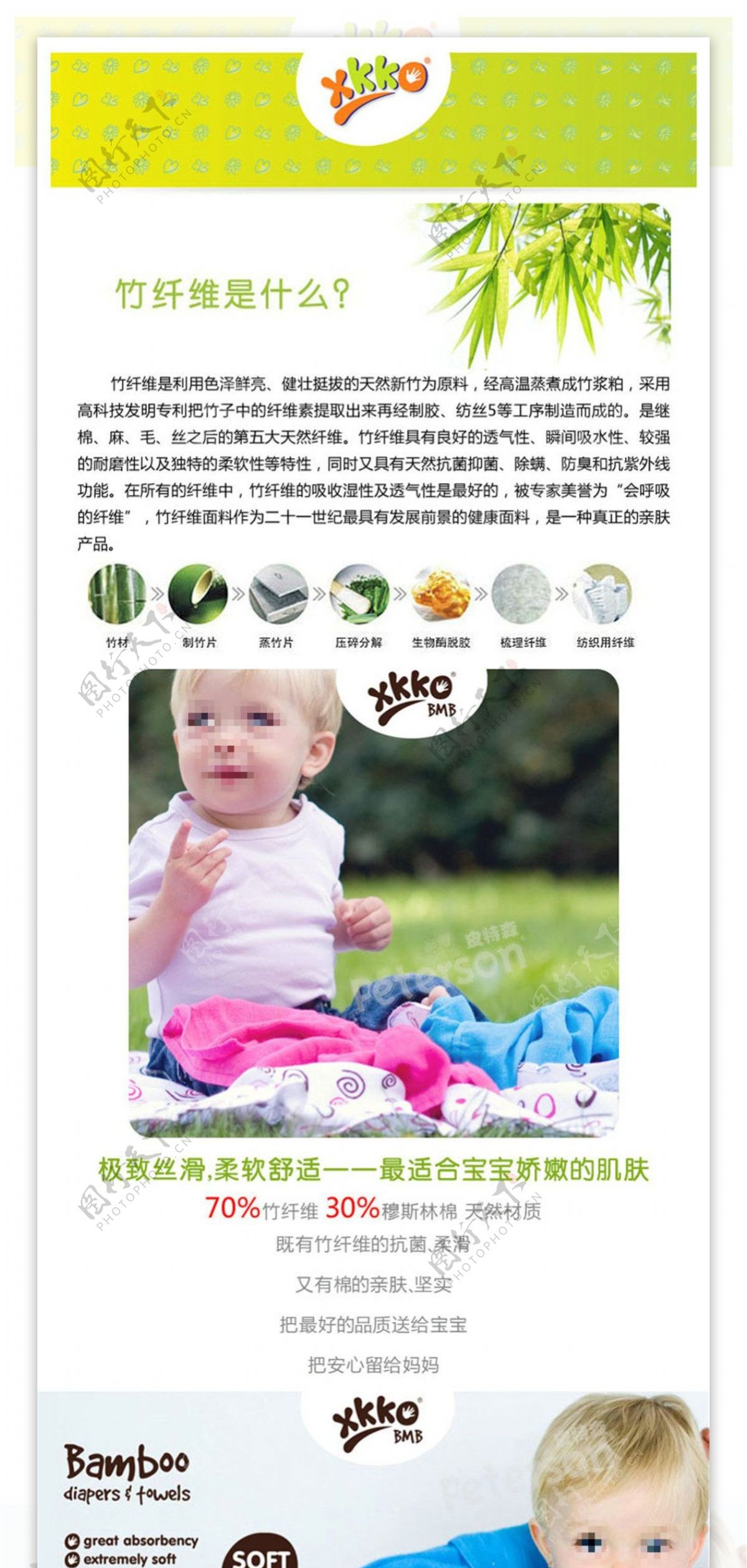 母婴用品淘宝电商日用家居详情页平面