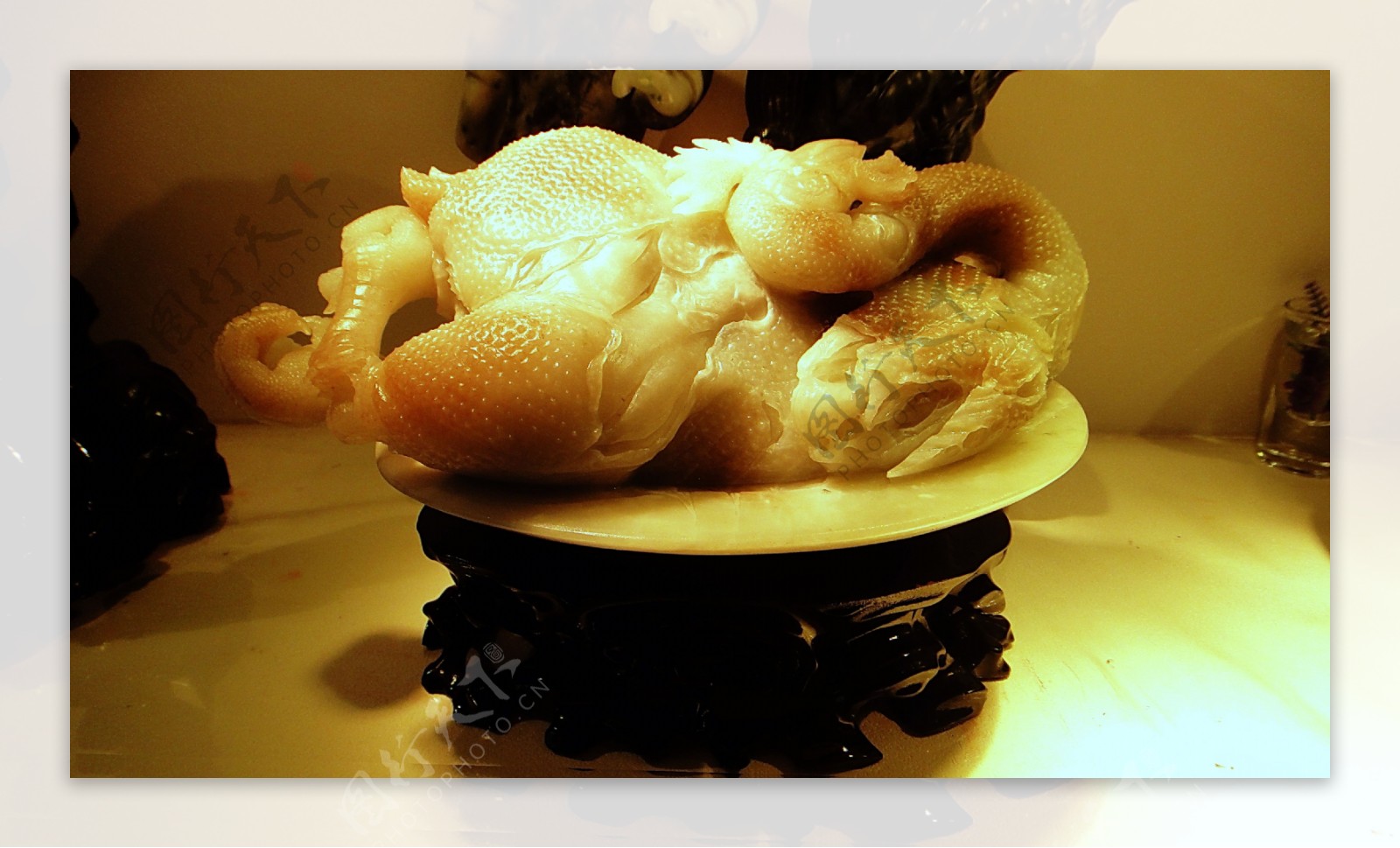 玉雕烤鸭图片
