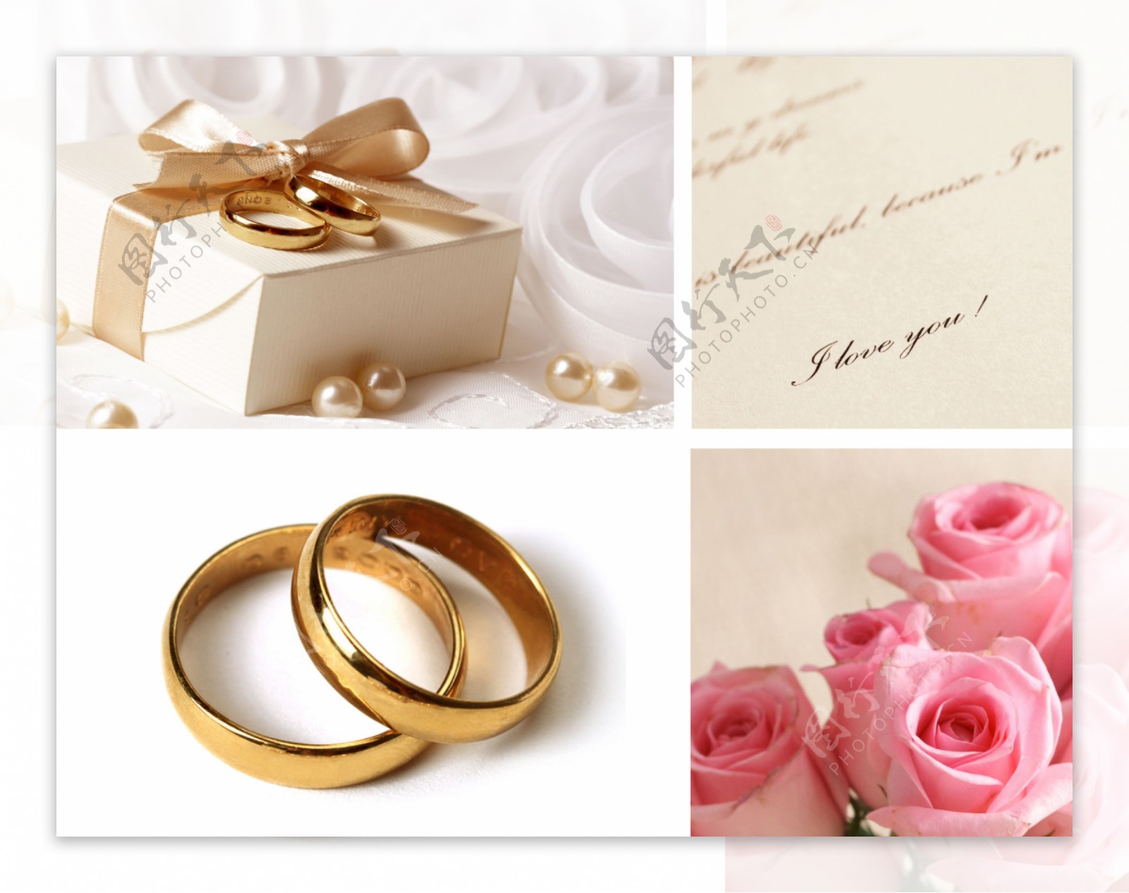 结婚礼物与黄金戒指