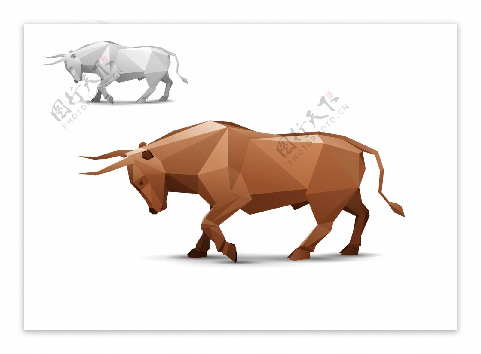 牛与折纸设计