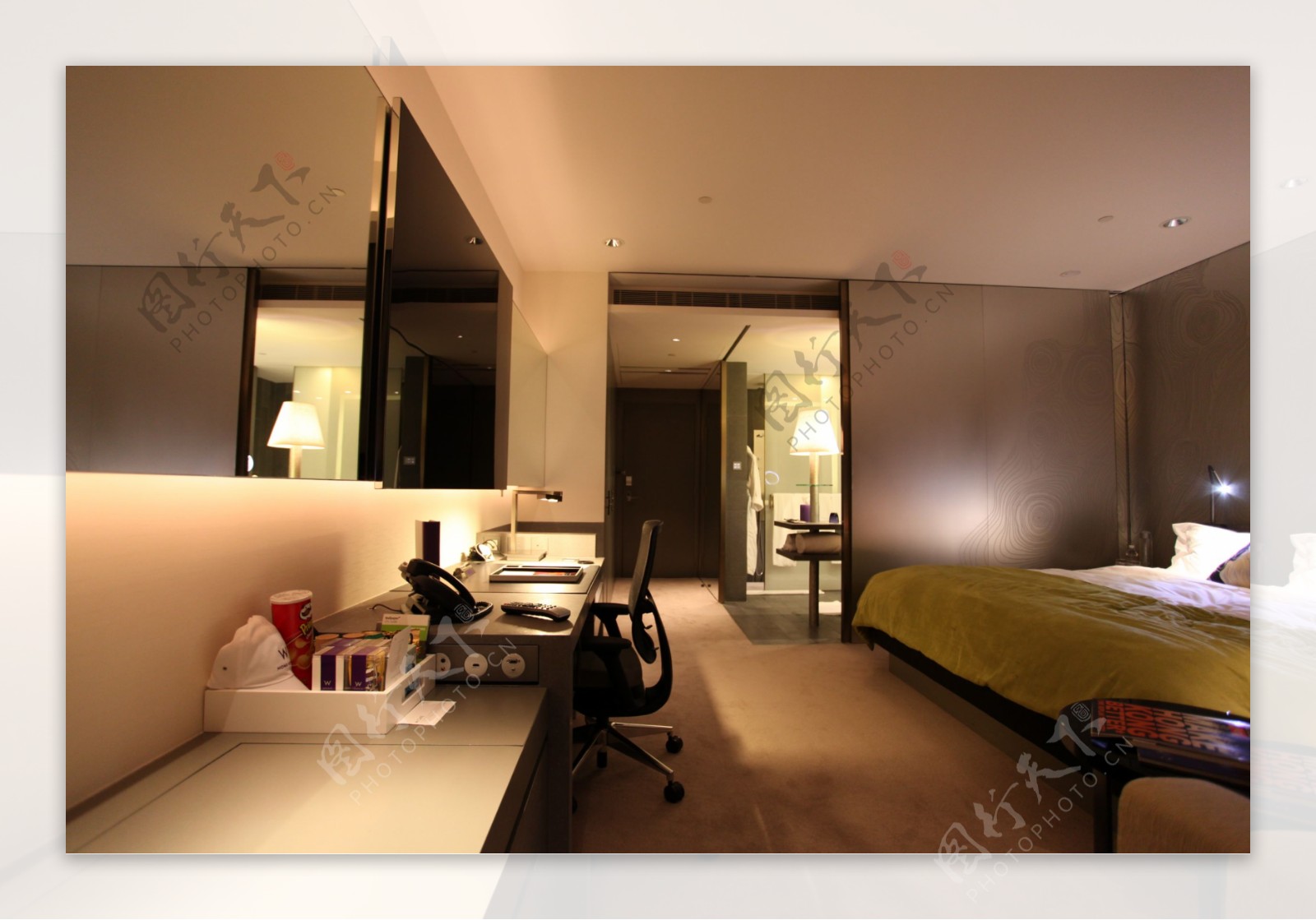 香港W酒店客房设计图片