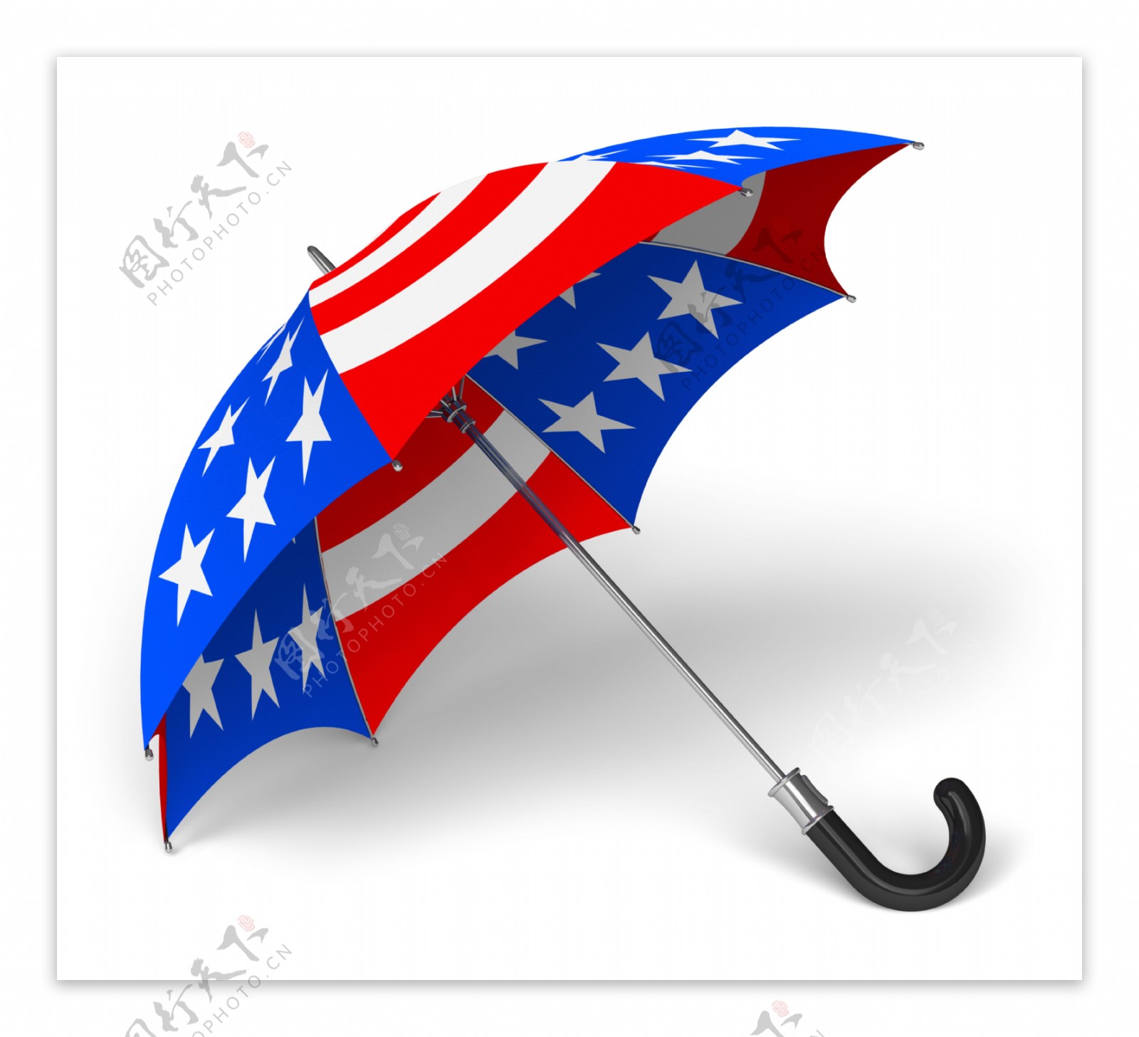 美国国旗图案雨伞图片