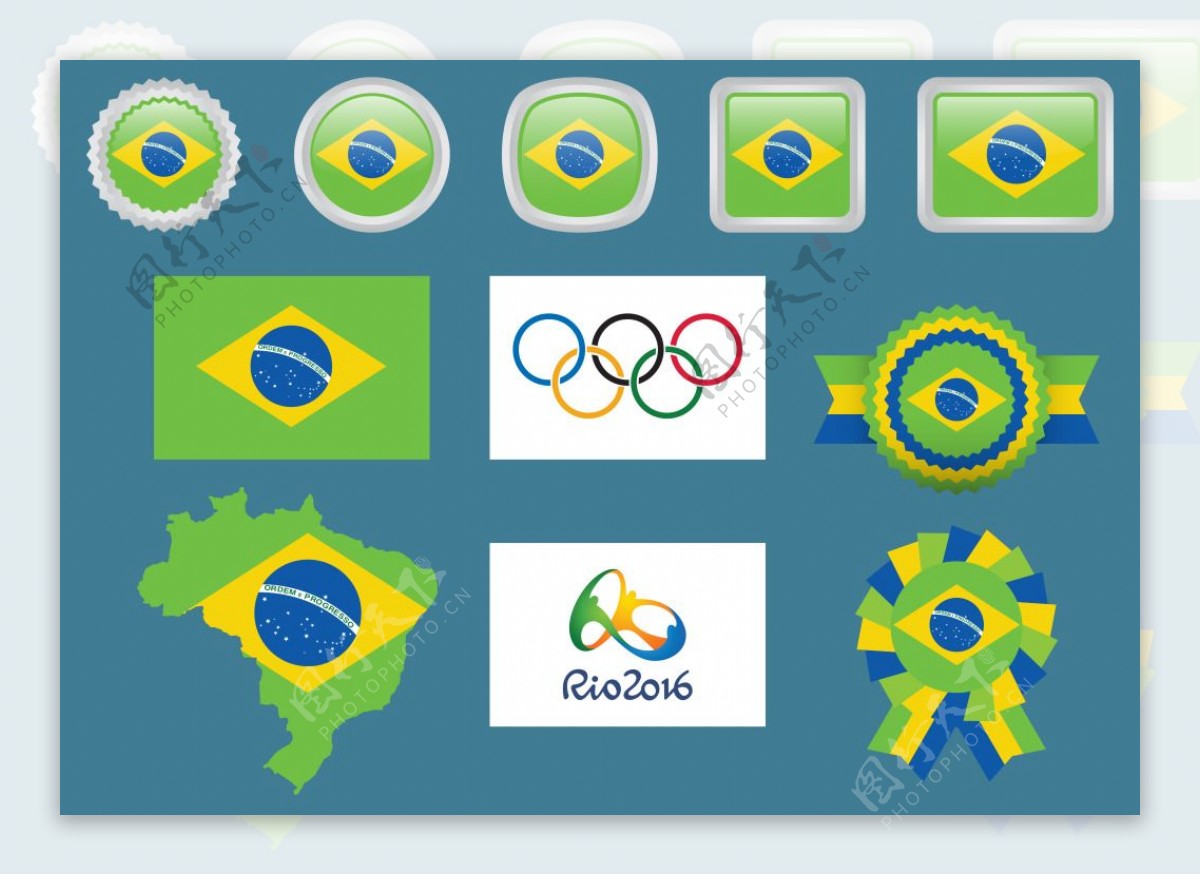 巴西和奥林匹克标志