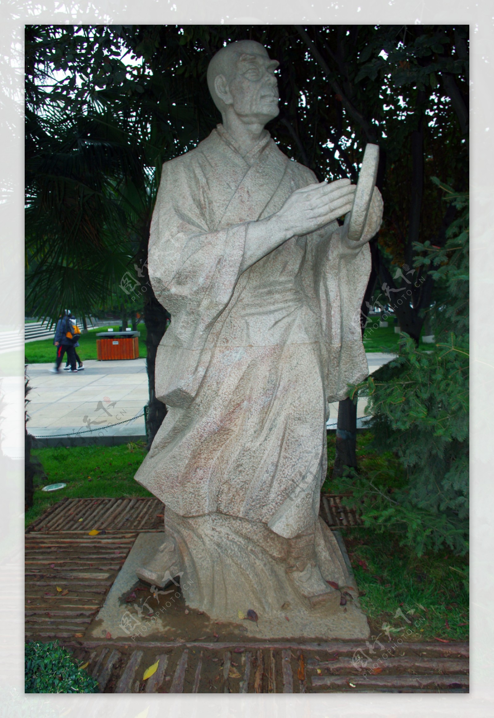 唐代名人广场雕像图片
