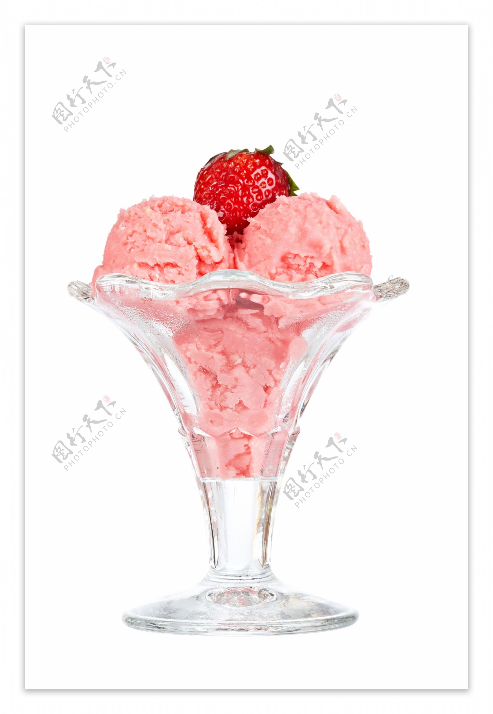 草莓冰淇淋图片素材-编号26371474-图行天下