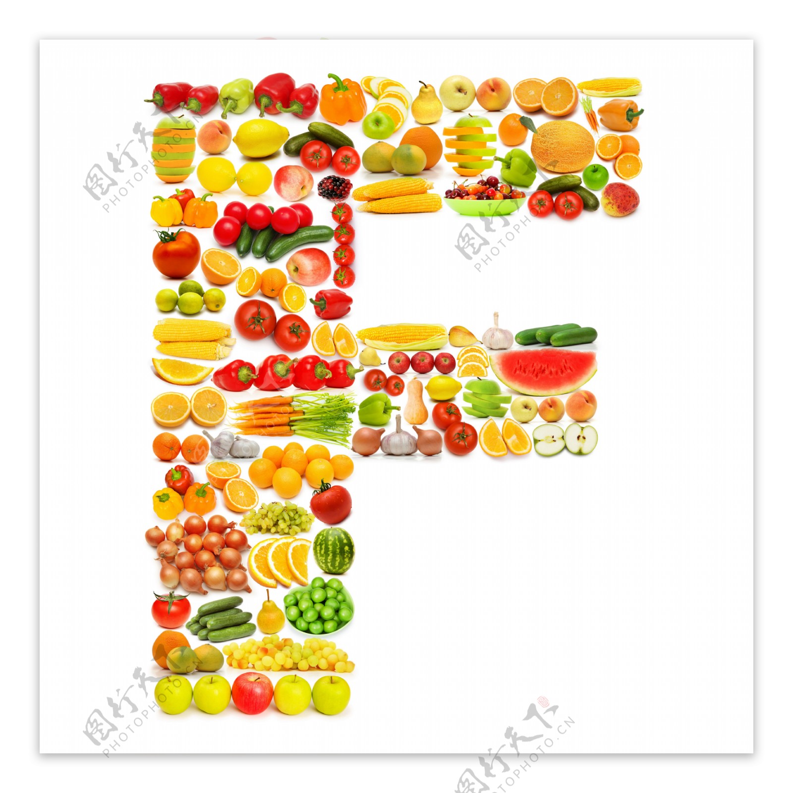 水果字母F
