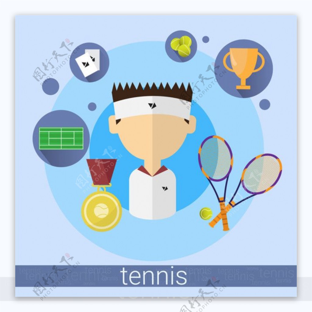 网球运动员图标图片1
