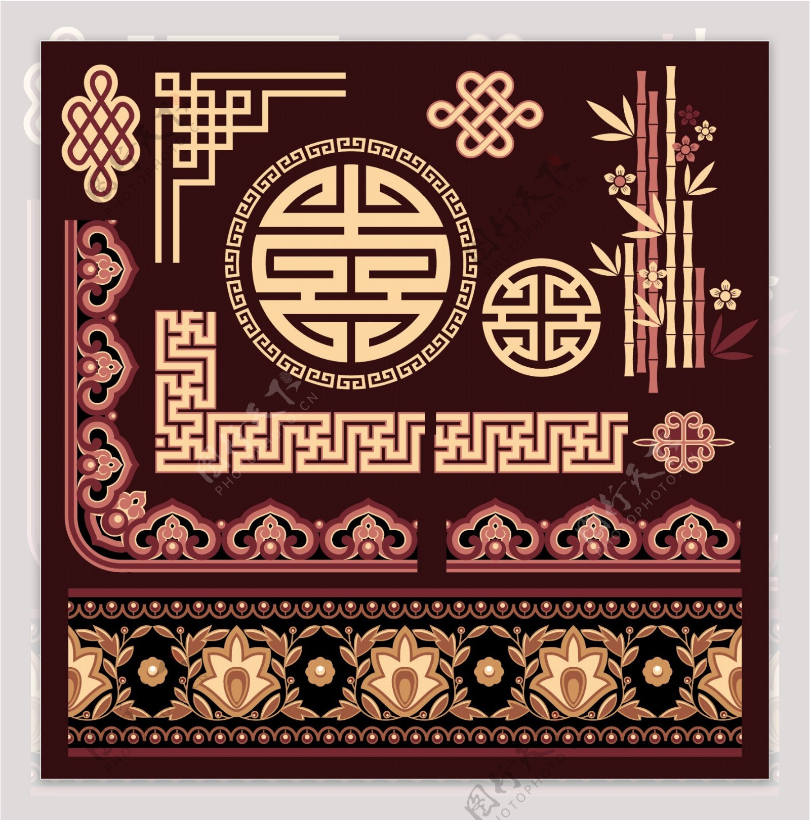 中式古典花纹