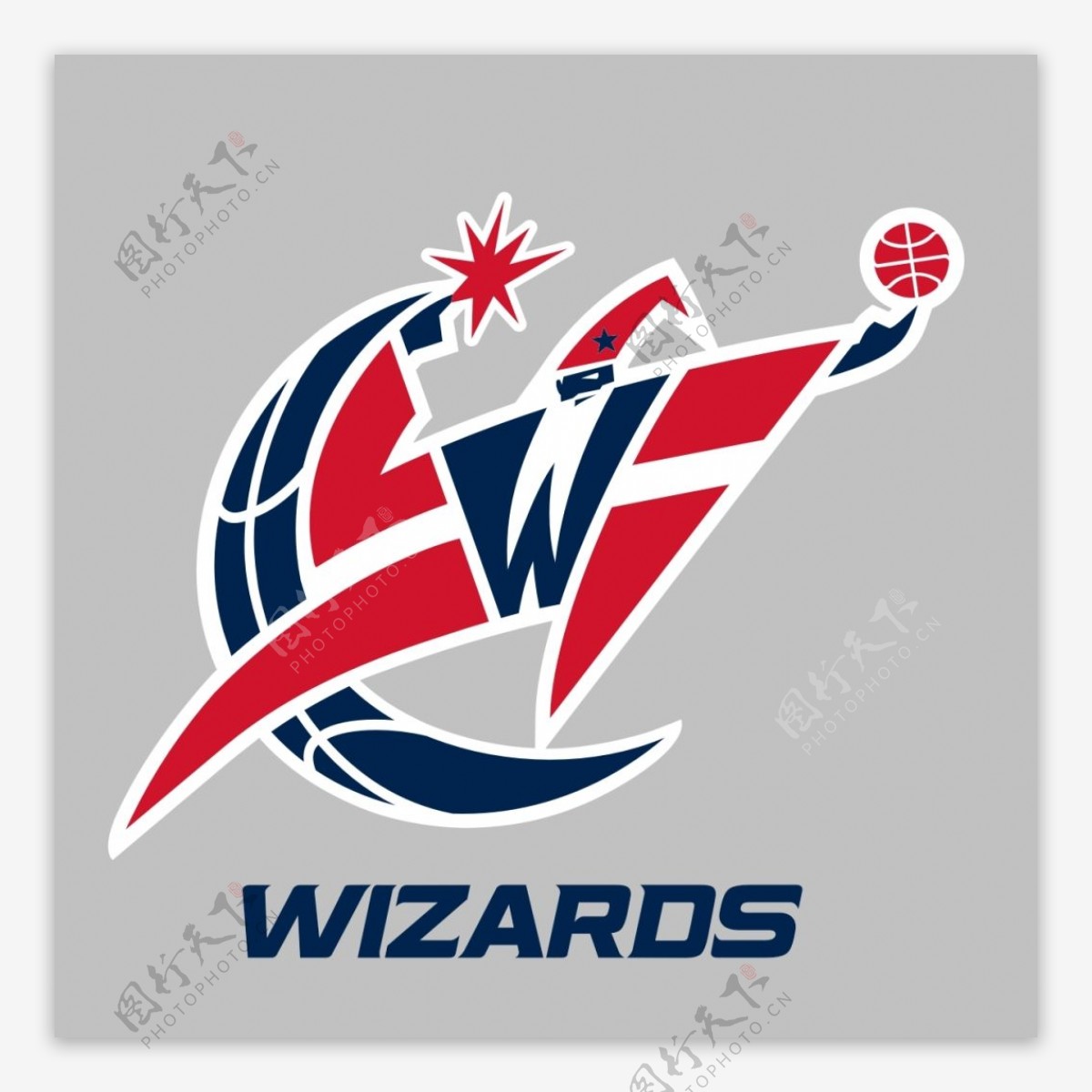 美国NBA奇才队标志logo