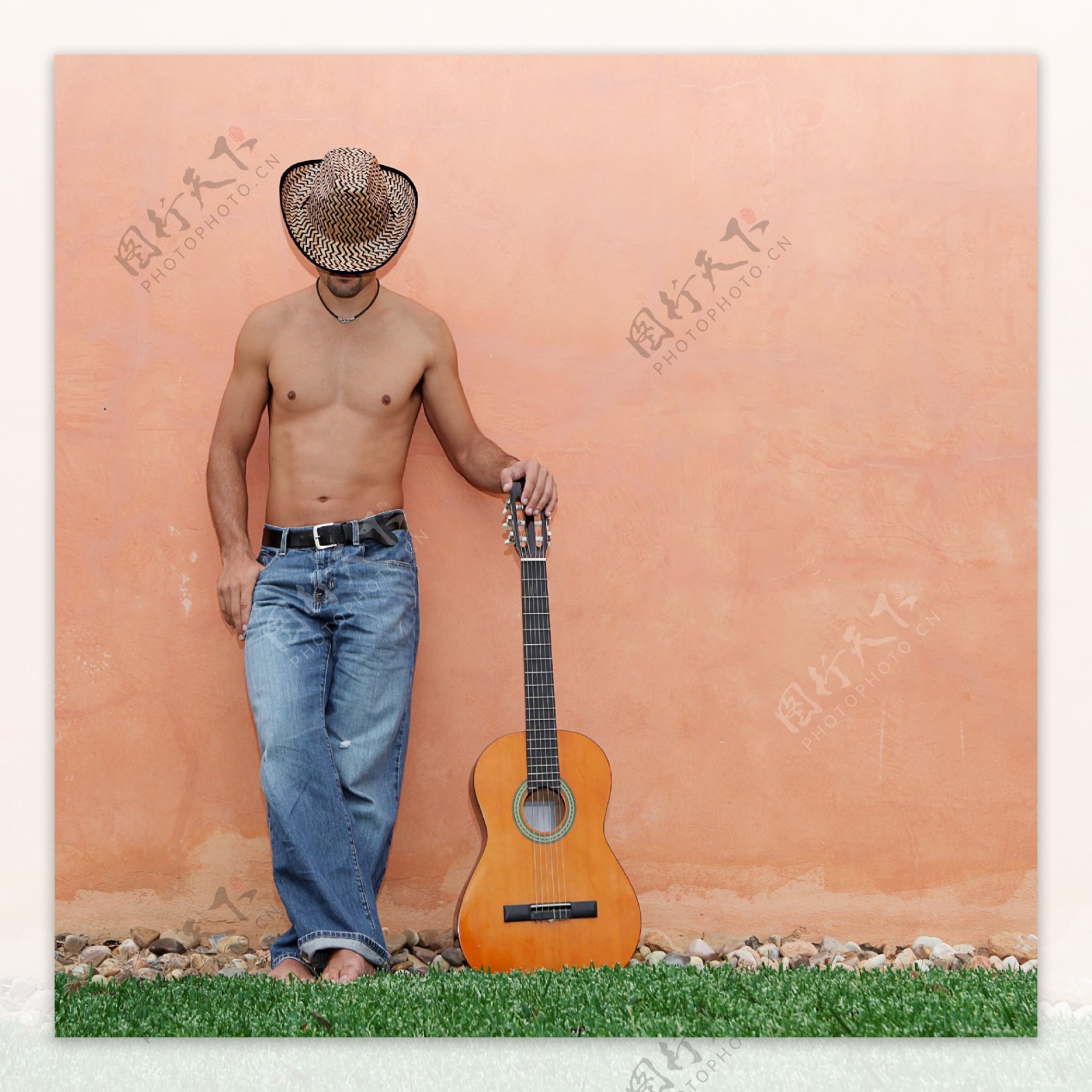 男性吉它手图片