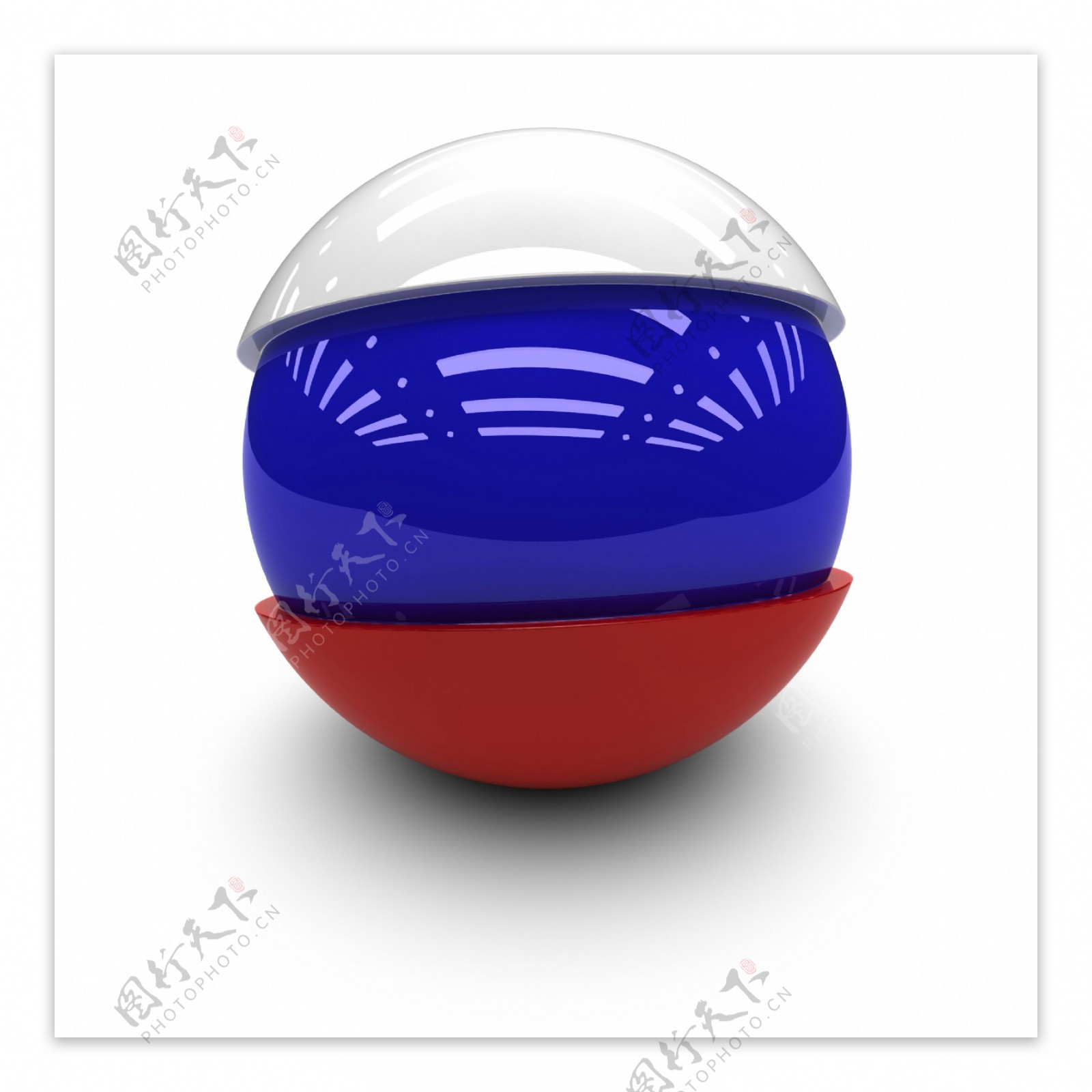 俄罗斯国旗球体图片