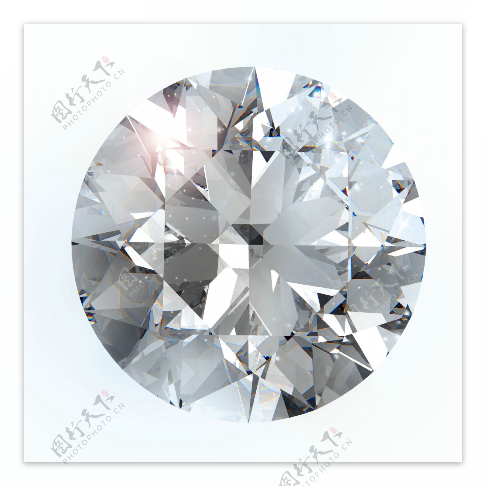 水晶钻石摄影图片