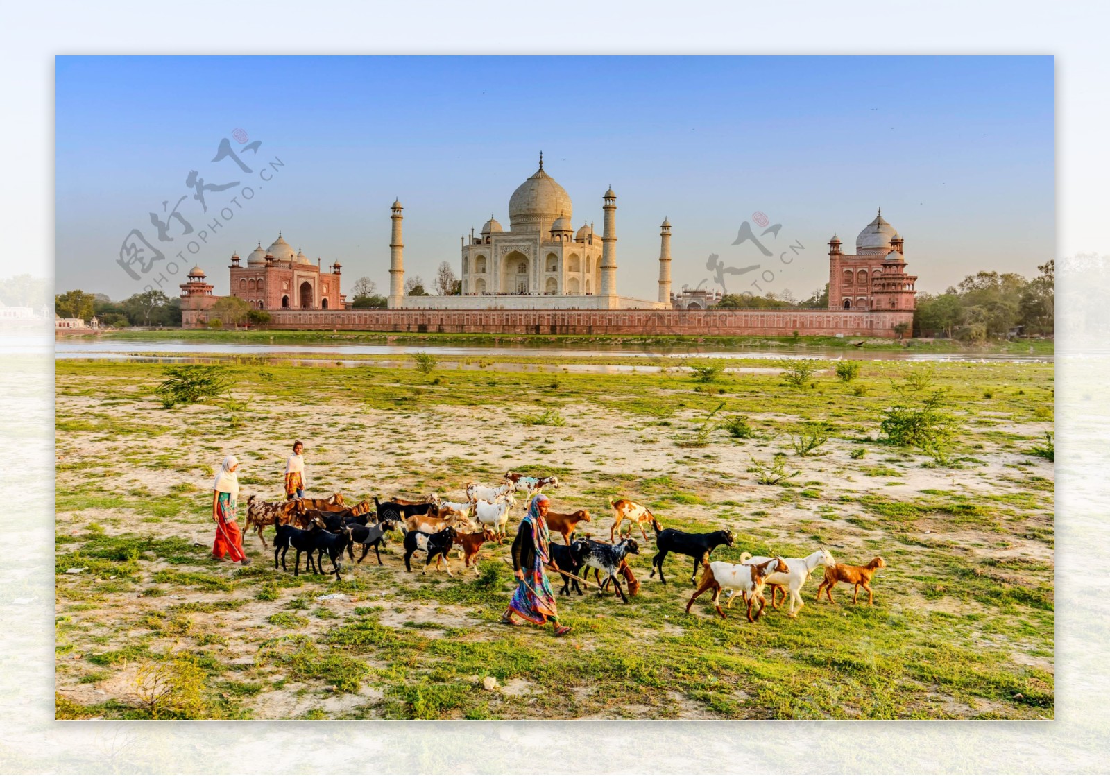 印度泰姬陵风景图片