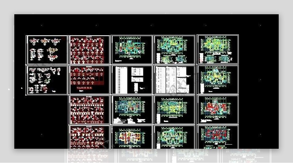 高档大厦剪力墙结构全套施工图