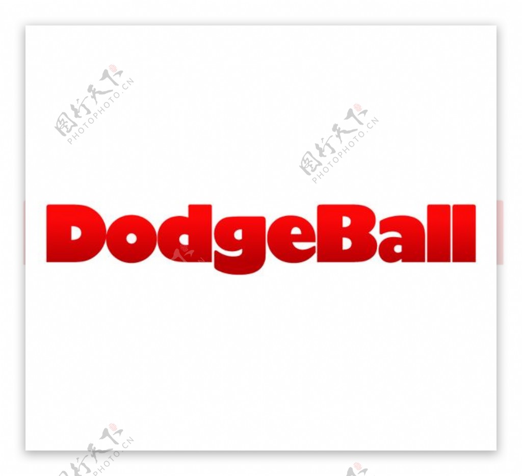 DodgeBalllogo设计欣赏DodgeBall电影LOGO下载标志设计欣赏