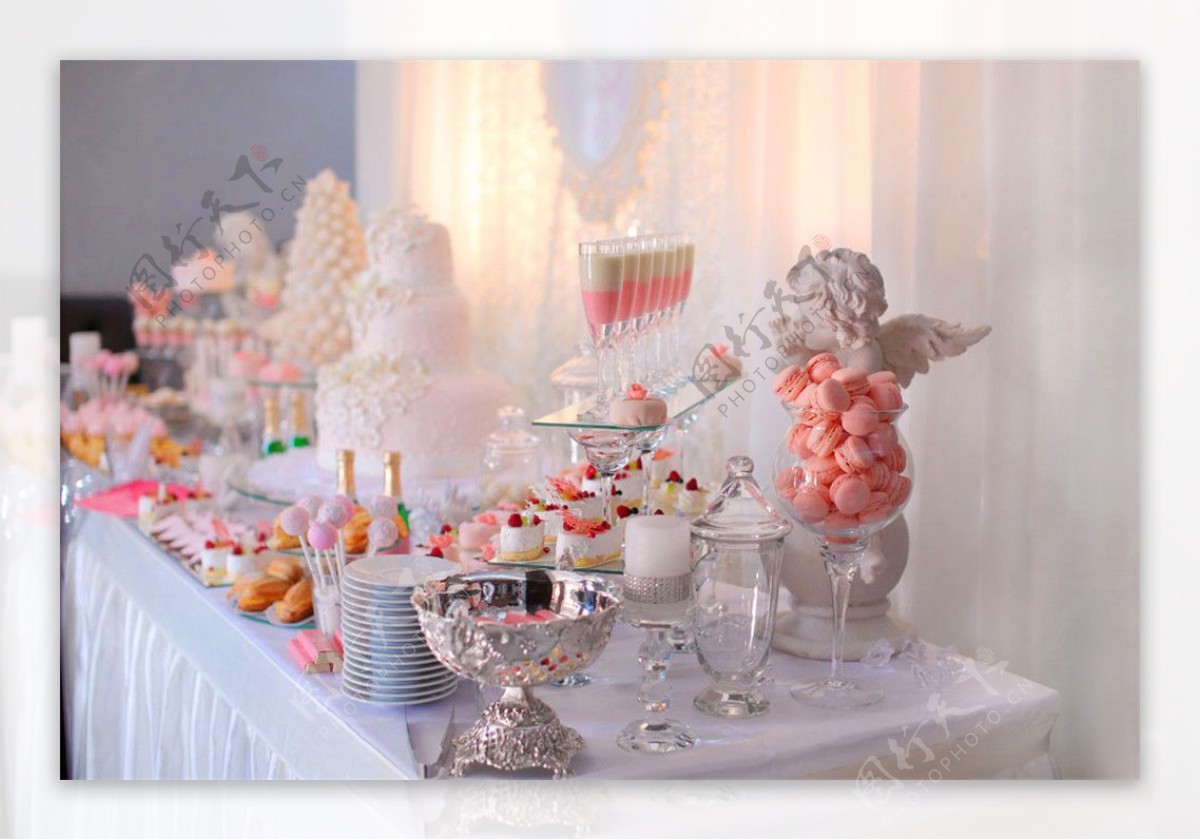婚礼蛋糕摄影图片1