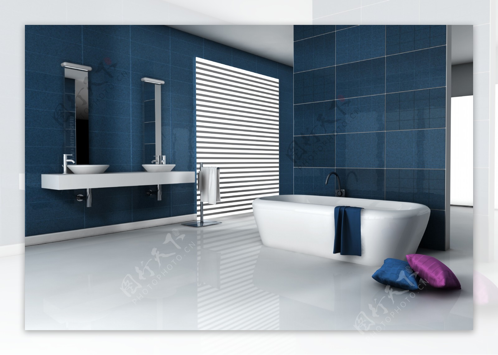高档浴室设计图片