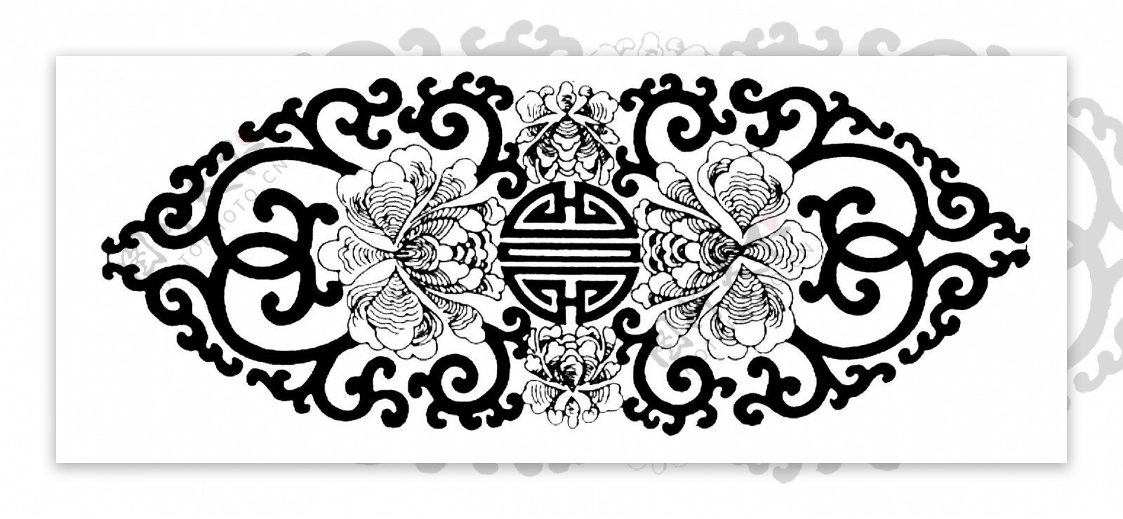 花边纹饰传统图案0221