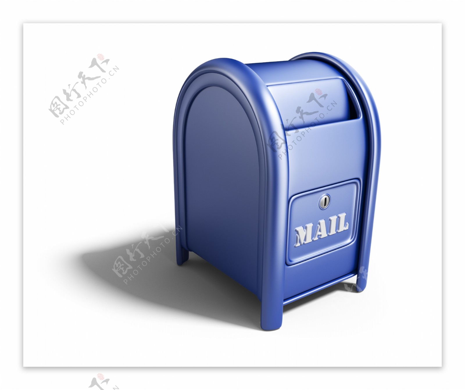 蓝色邮箱图片