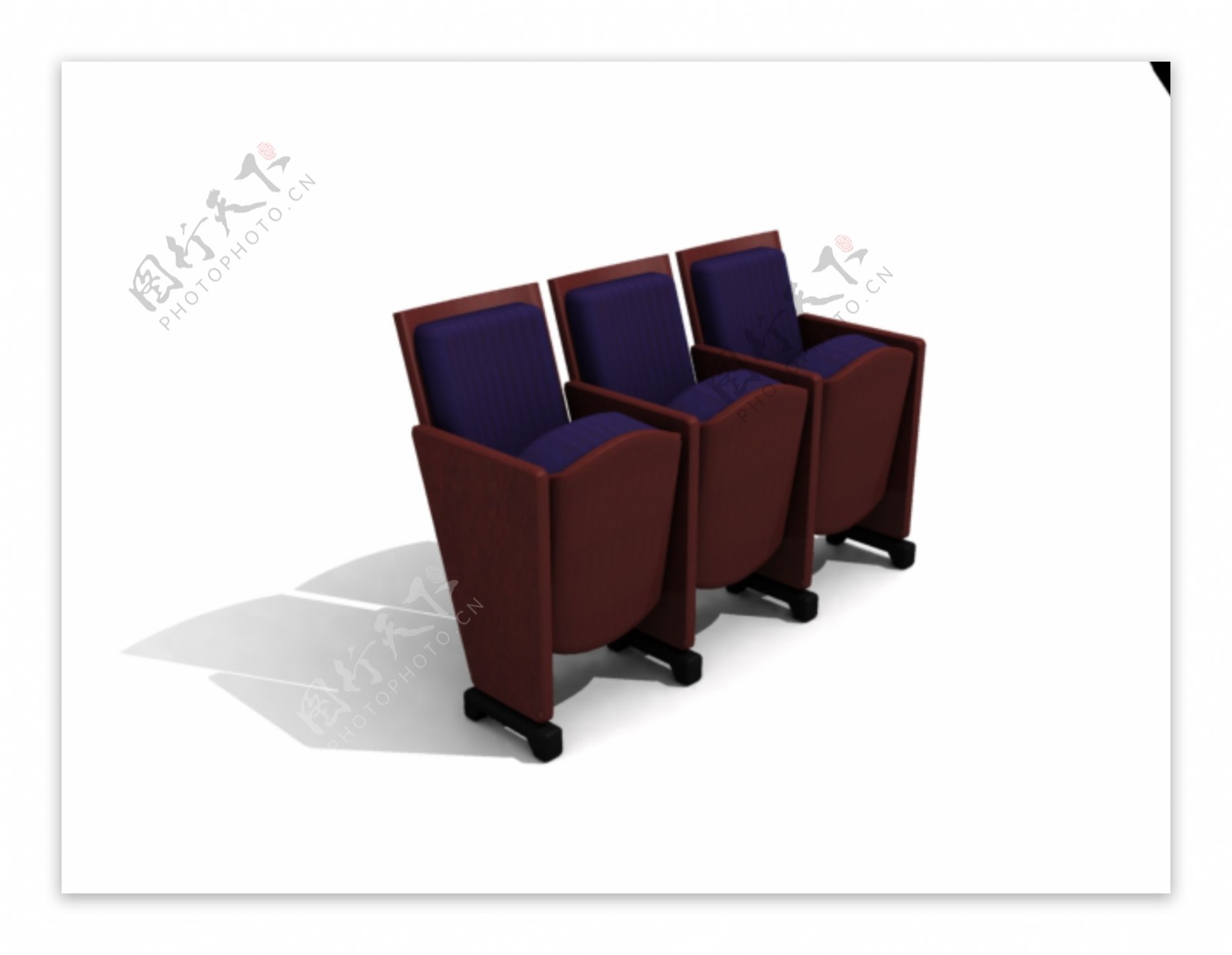 公装家具之公共座椅0243D模型