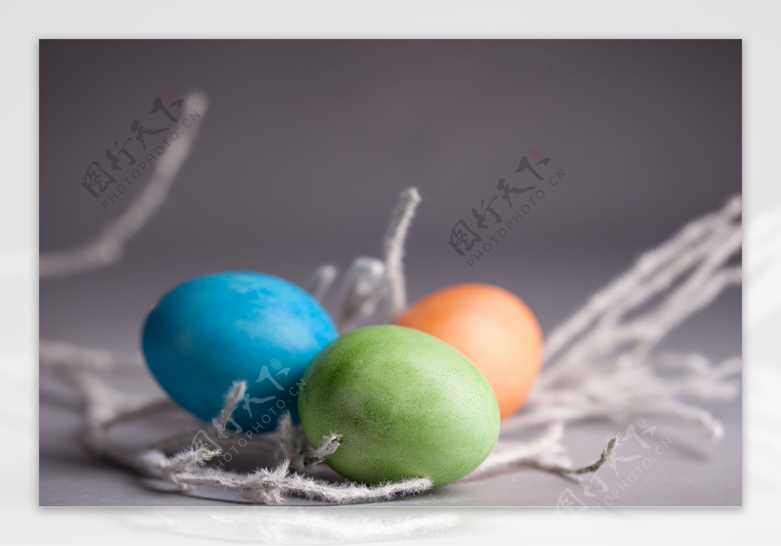 彩色鸡蛋摄影图片