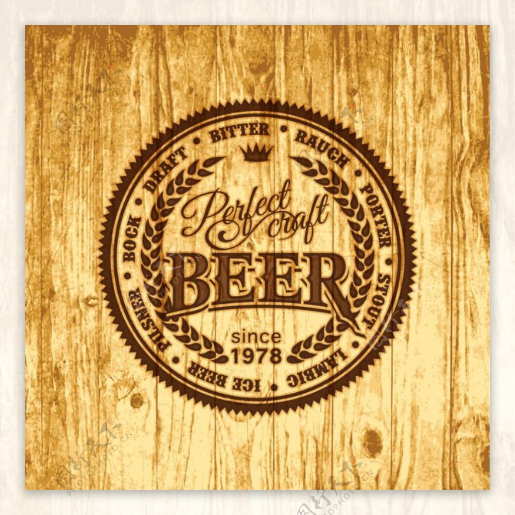 啤酒标签