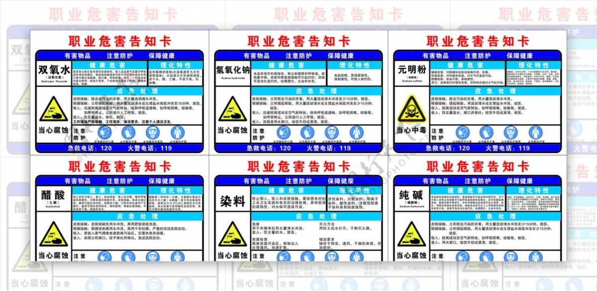 职业危害告知卡