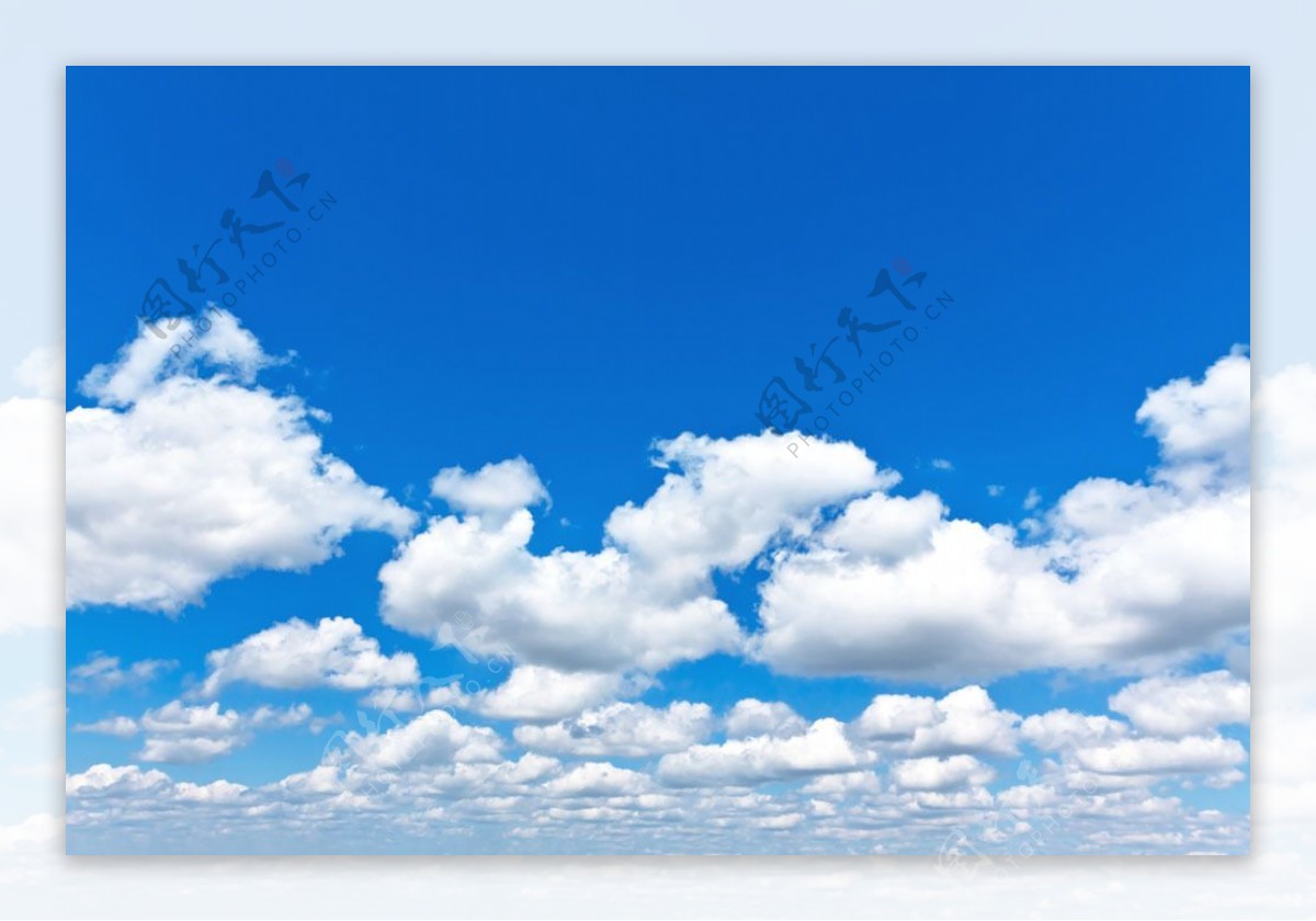 蓝天白云蔚蓝天空图片图片