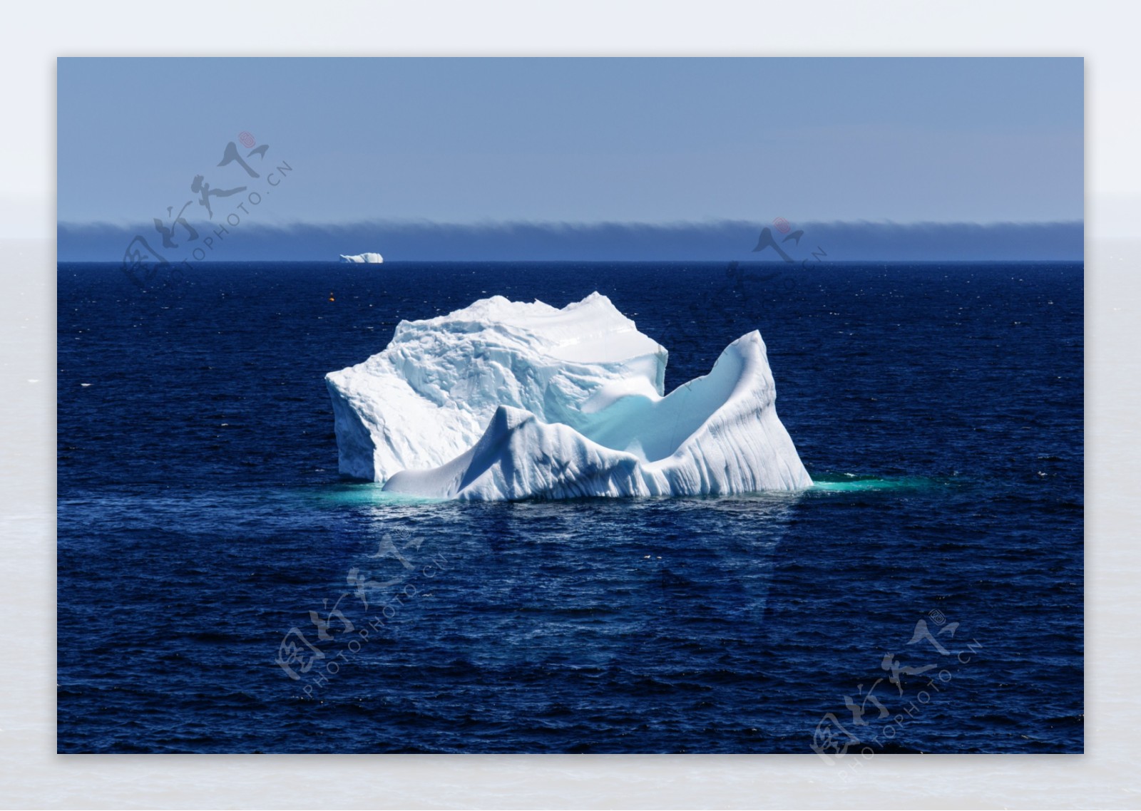 大海上的冰川摄影