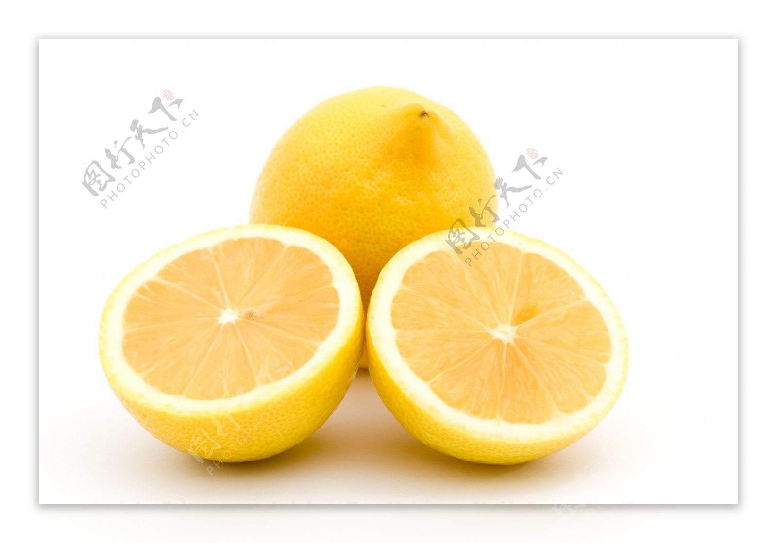 切开的柠檬高清图片下载