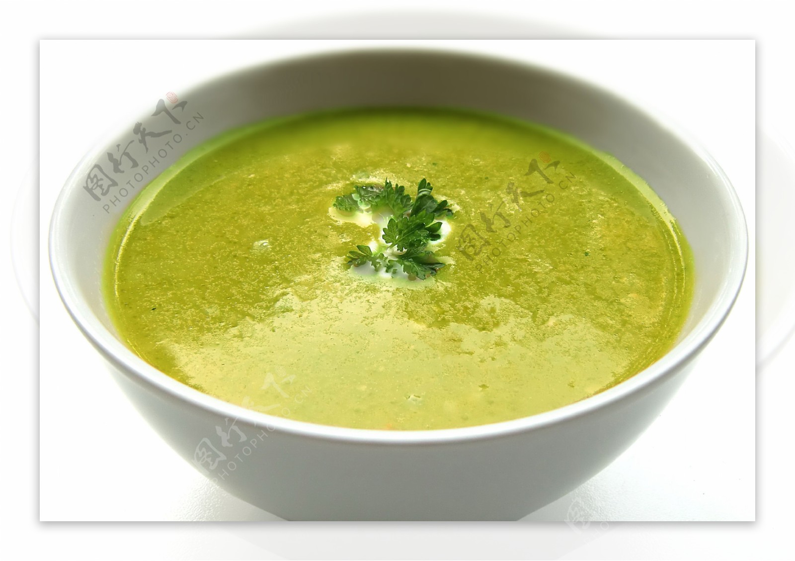 绿色蔬菜汤图片