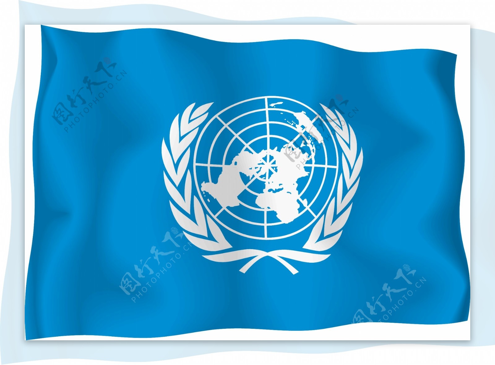 联合国国旗矢量