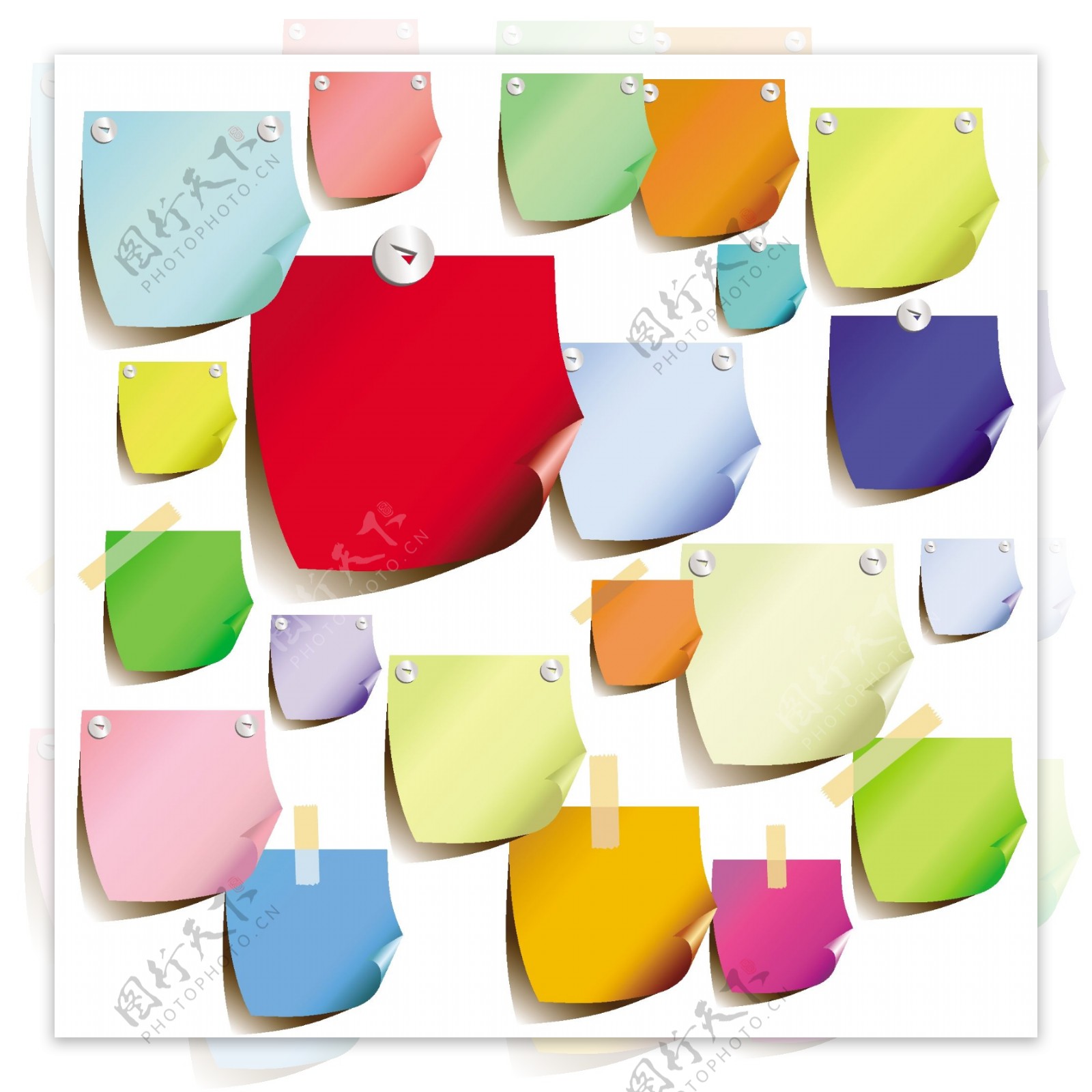 精美便利贴图片素材-编号27398346-图行天下