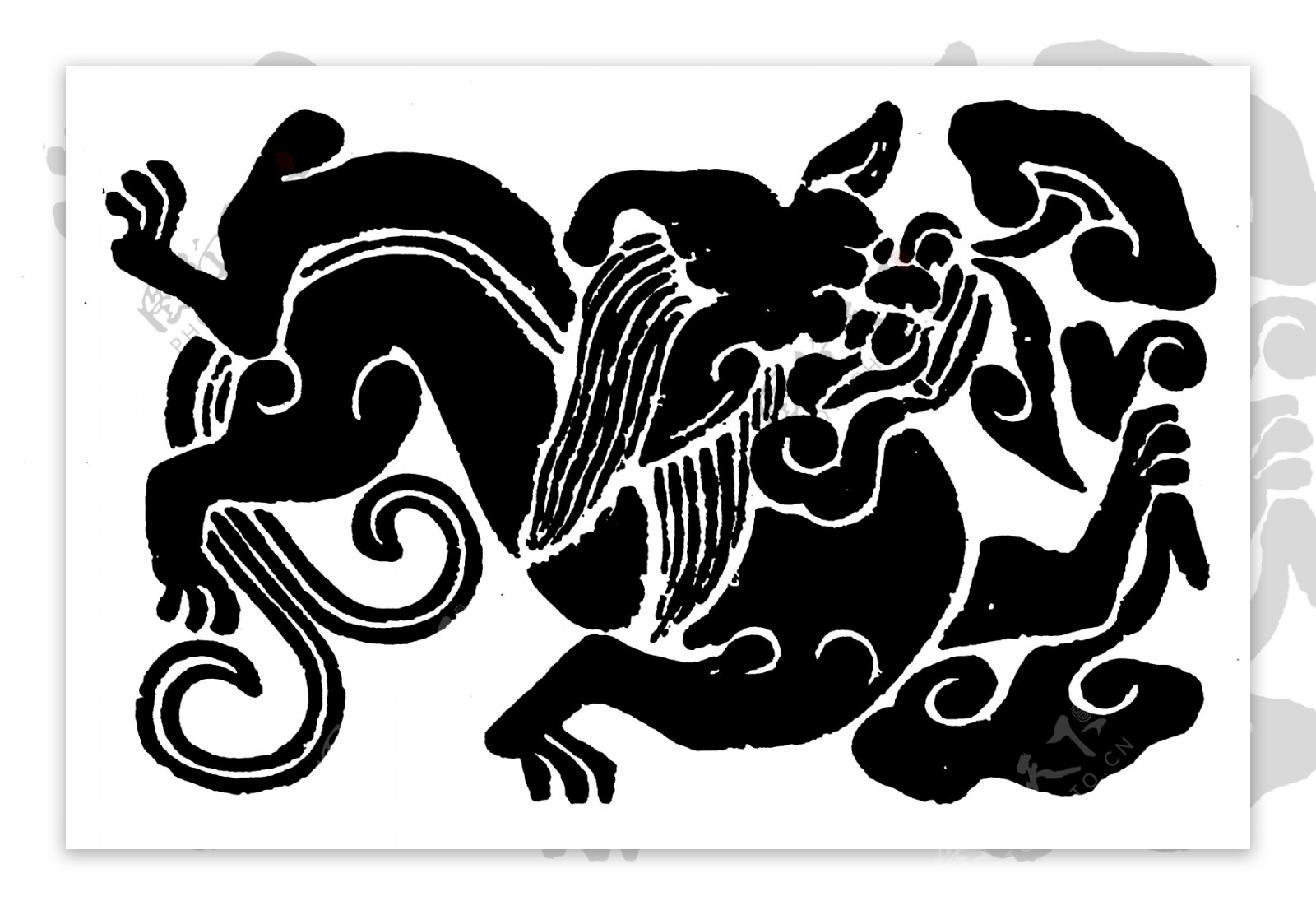 龙凤图案元明时代图案中国传统图案24